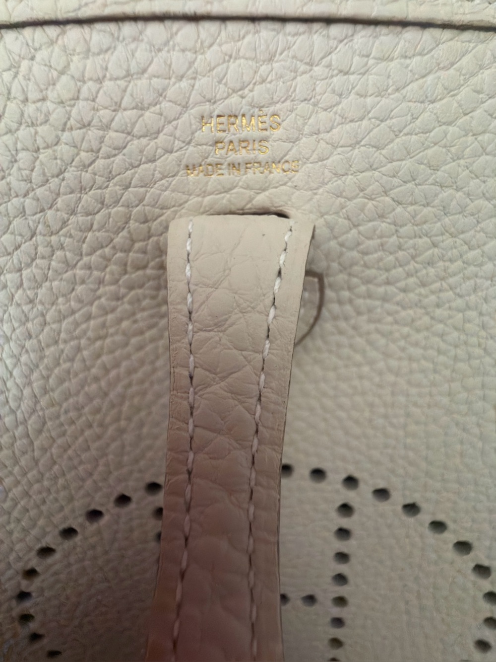 Hermès Evelyne 16 TPM  Bag in Craie Gold Hardware Clemence Leather 2026 stamp G - Picture 12 of 14
